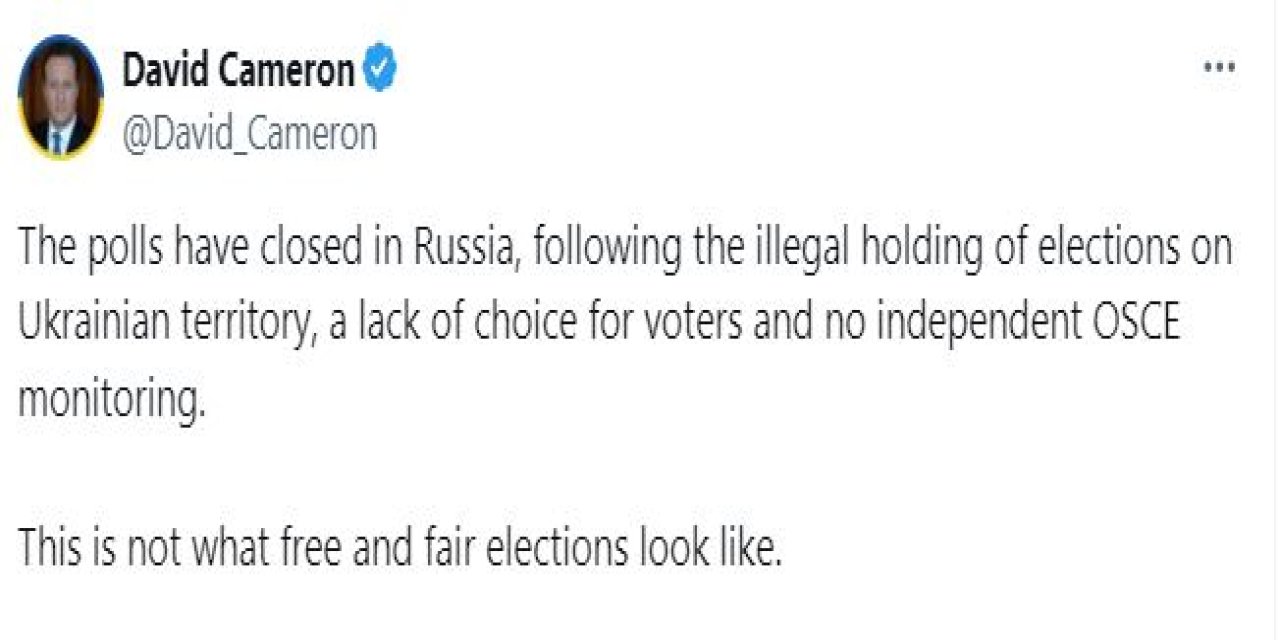 Almanya Ve İngiltere’den Rusya Seçimlerine İlişkin Açıklama