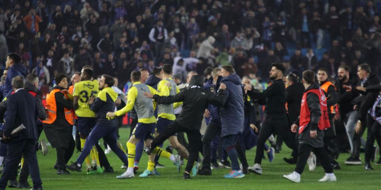 Trabzonspor-Fenerbahçe maçında çıkan olaylarla ilgili 12 kişiye gözaltı