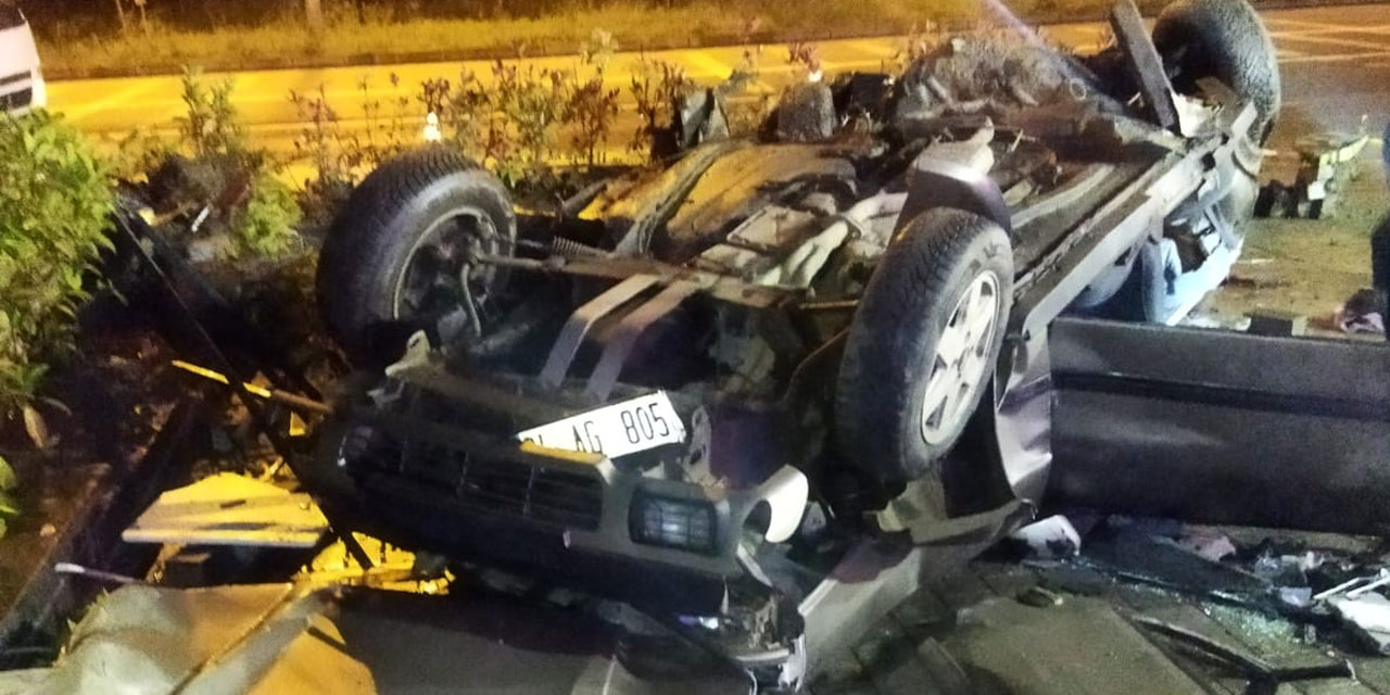 Samsun’da iki otomobilin çarpıştığı kazada 4 kişi öldü