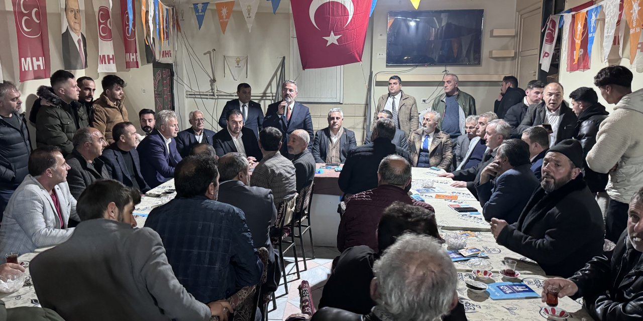 Ocak Partisi Genel Başkanı Canpolat'tan, Ak Parti Horasan Belediye Başkan Adayı Recep Karataş'a Destek