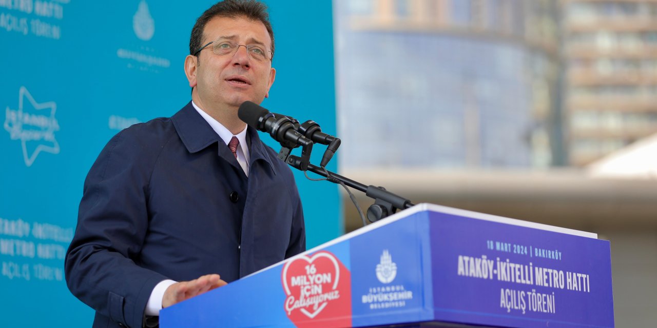 İstanbul- İmamoğlu Ataköy-ikitelli Metro Hattının Açılışını Yaptı