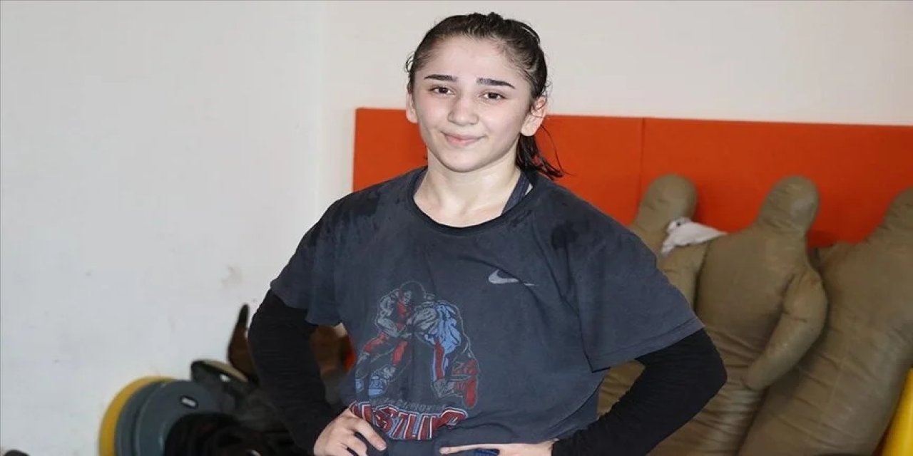 Milli güreşçi Nazar Kaya'nın hedefi dünya şampiyonluğu