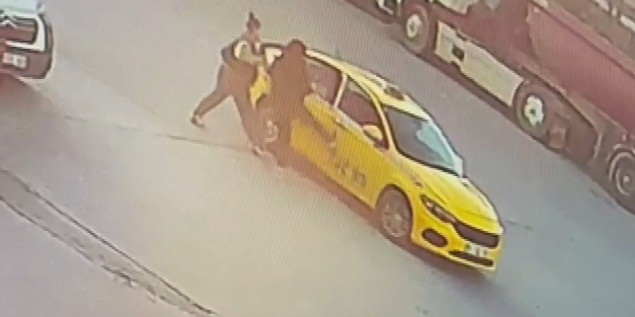İstanbul- Taksiciyi İngiliz Anahtarıyla Saldırmakla Suçladı, Gerçeği Güvenlik Kamerası Görüntüleri Ortaya Çıkardı