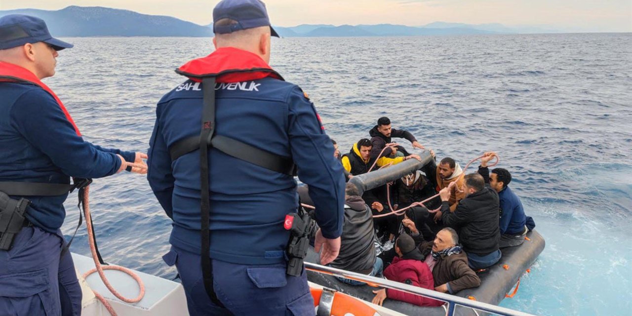 Bodrum'da 67 Kaçak Göçmen Yakalandı, 33 Kaçak Göçmen Kurtarıldı