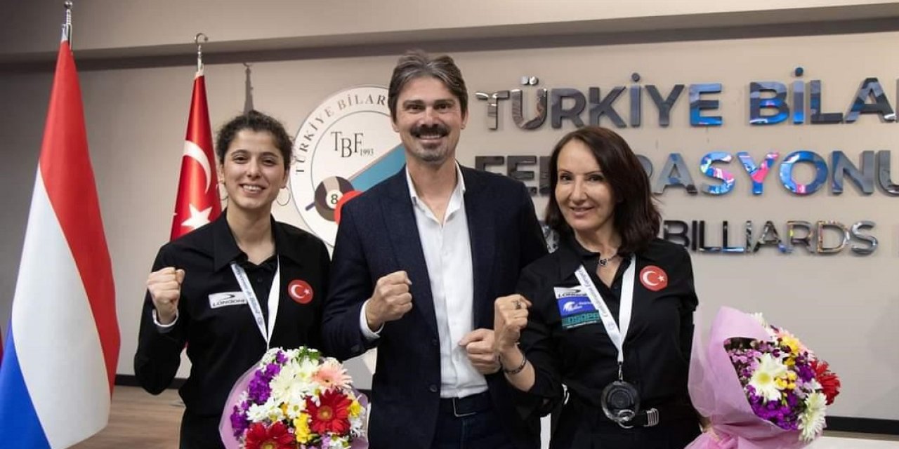 Bilardoda 3 Bant Kadınlar Avrupa Şampiyonası'nda 2 Kez Kürsüye Çıktık