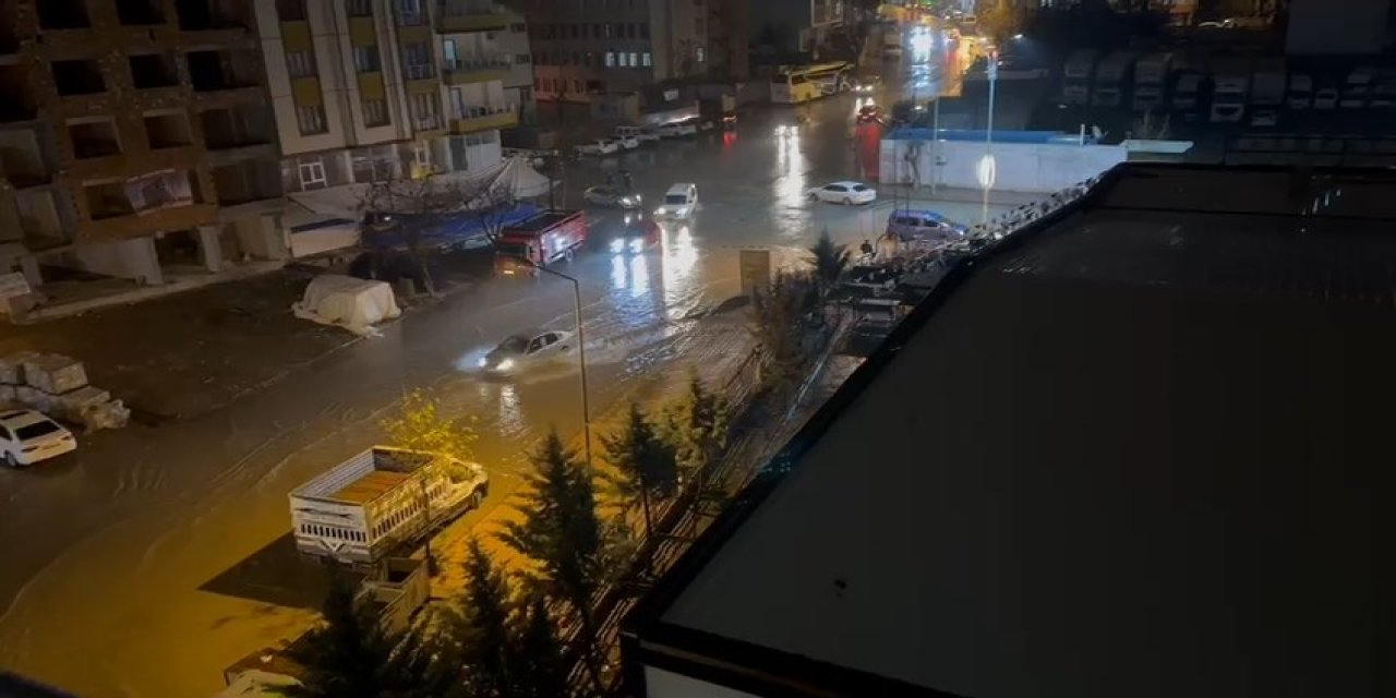 Siirt’te Sağanak Etkili Oldu