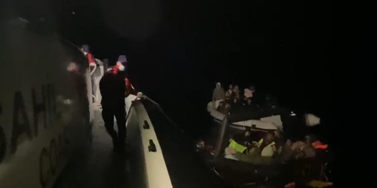 Muğla Açıklarında 47 Kaçak Göçmen Kurtarıldı