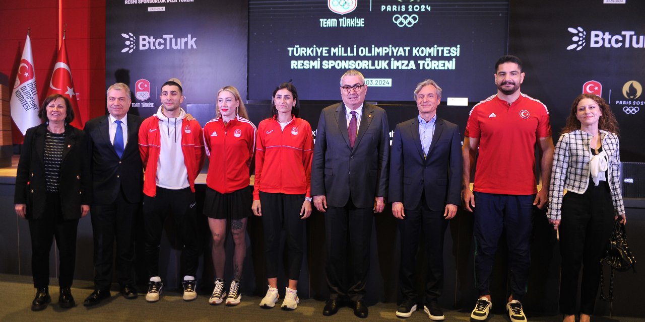 Btcturk İle Tmok Arasında Paris Olimpiyat Oyunları'na Katılacak Milli Sporculara Destek Anlaşması Yapıldı