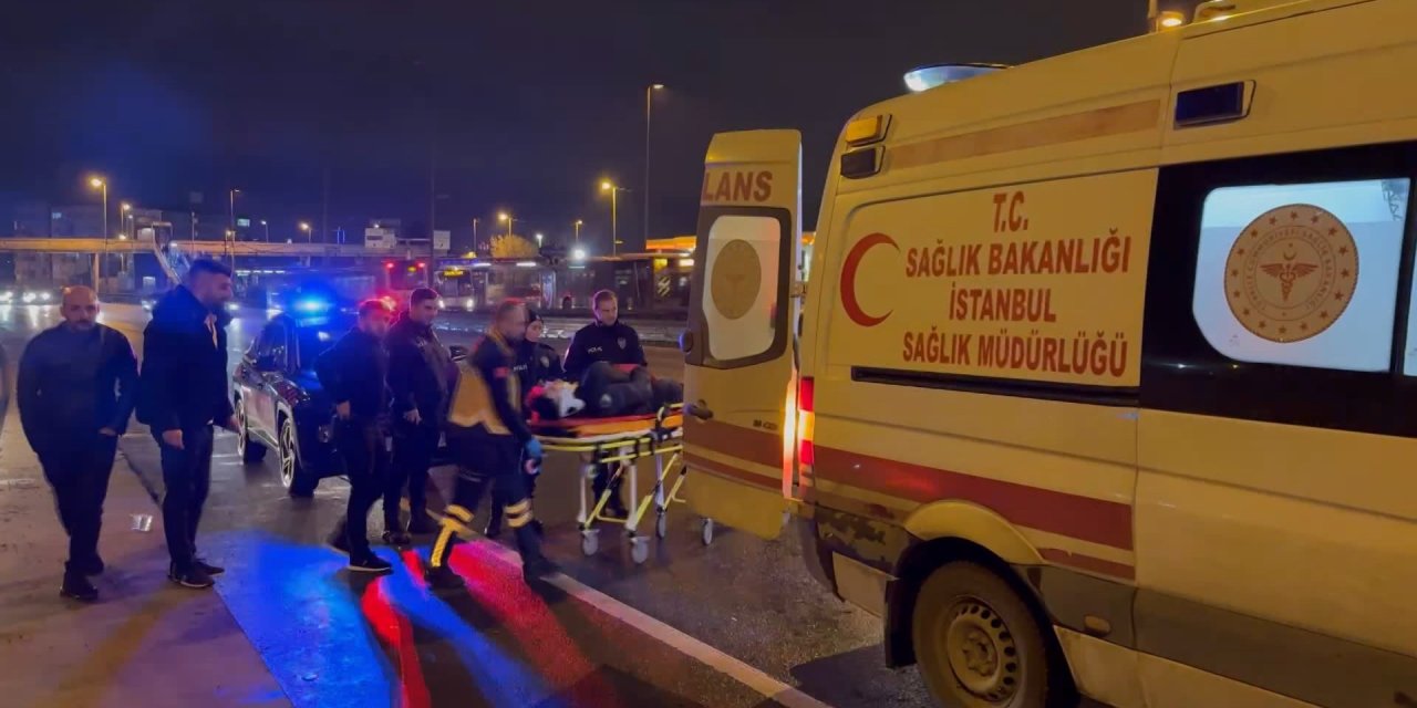 İstanbul-küçükçekmece'de Motosiklet Kazası