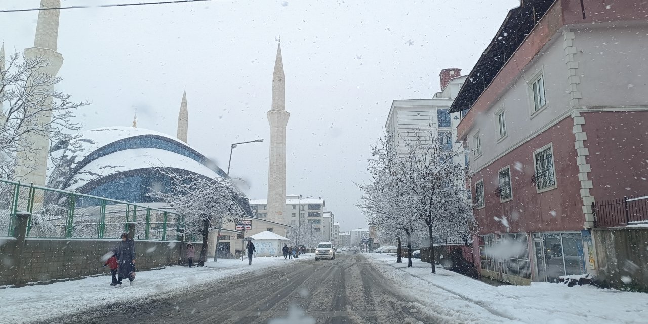 Bingöl'de Eğitime 'Kar' Engeli