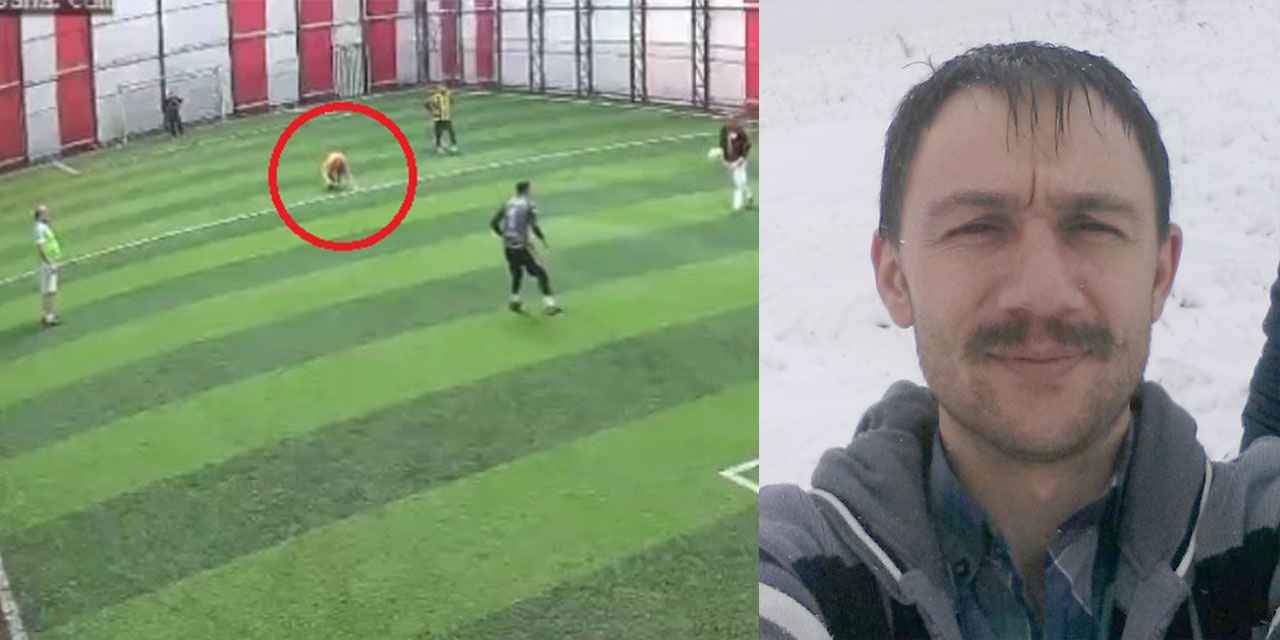 Halı Sahada Kalp Krizi Sonrası Öldü; Fenalaştığı Anlar Kamerada