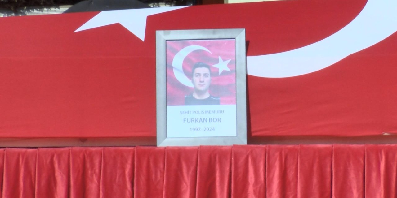 İstanbul- Şehit Polis Furkan Bor İçin İstanbul Emniyet Müdürlüğü'nde Tören Düzenlendi