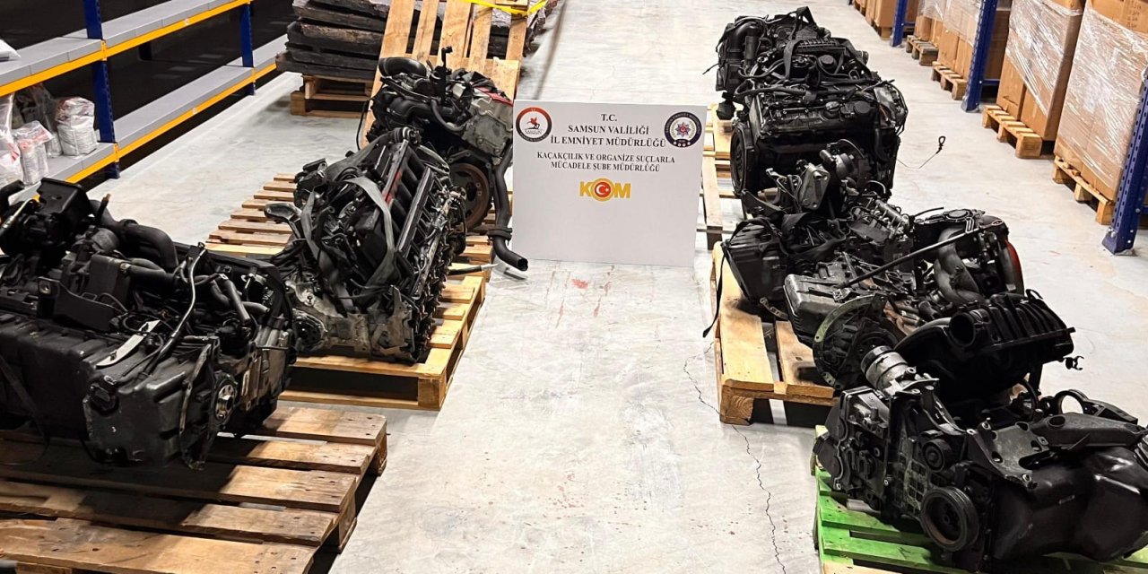Yurt Dışından Lüks Otomobil Motoru Getirip Satan Şüpheli, Yakalandı
