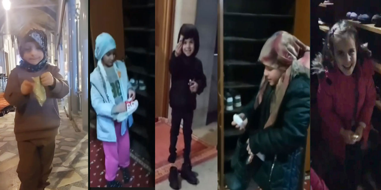 Rize'de "Teravih Namazına Gelen Çocuklara Sürpriz Hediye" Uygulaması Yayılıyor
