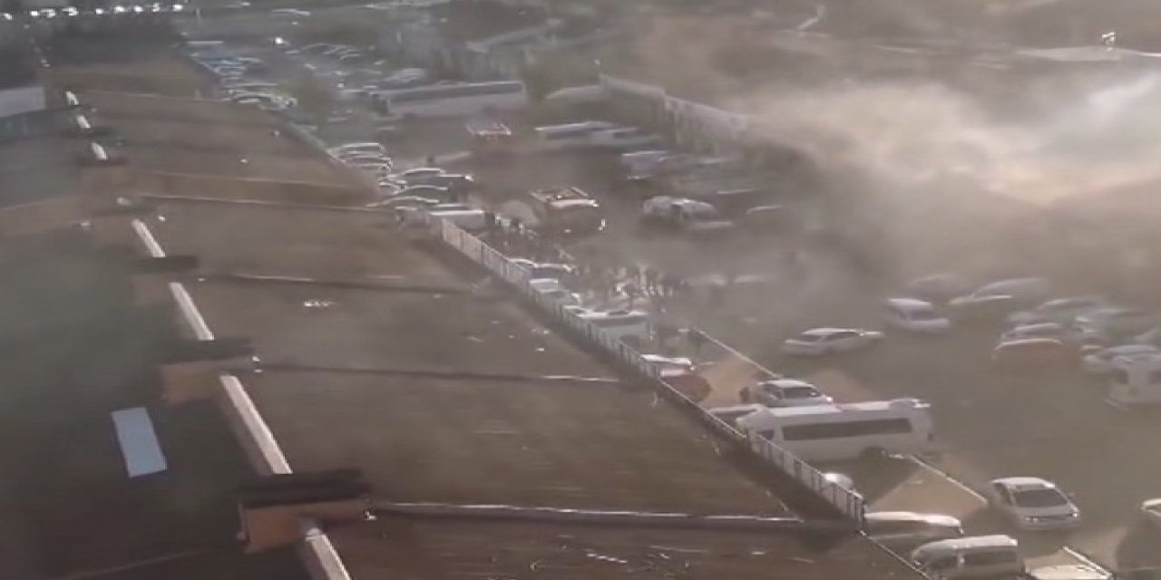 Diyarbakır'da Oto Boyama Dükkanında Çıkan Yangında 3 Kişi Dumandan Etkilendi