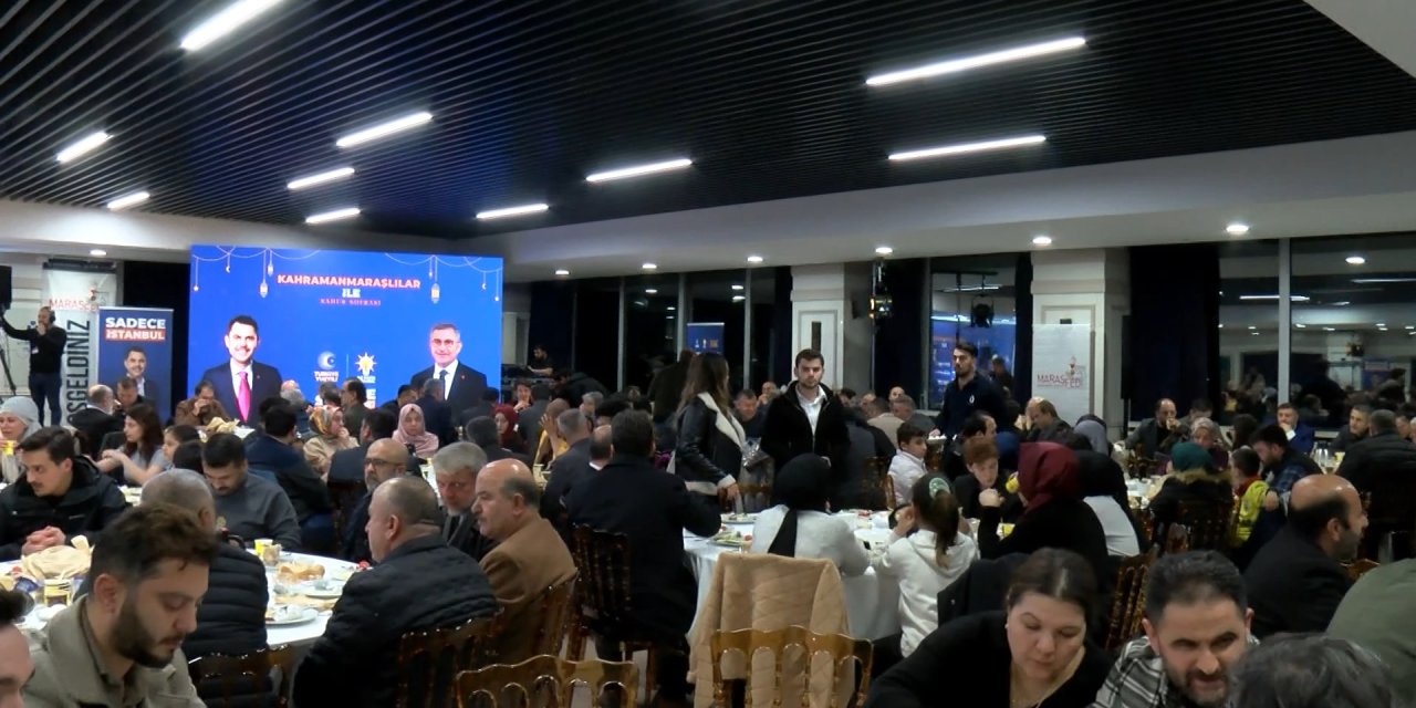 İstanbul- Kurum Sahurda Kahramanmaraşlılar İle Bir Araya Geldi