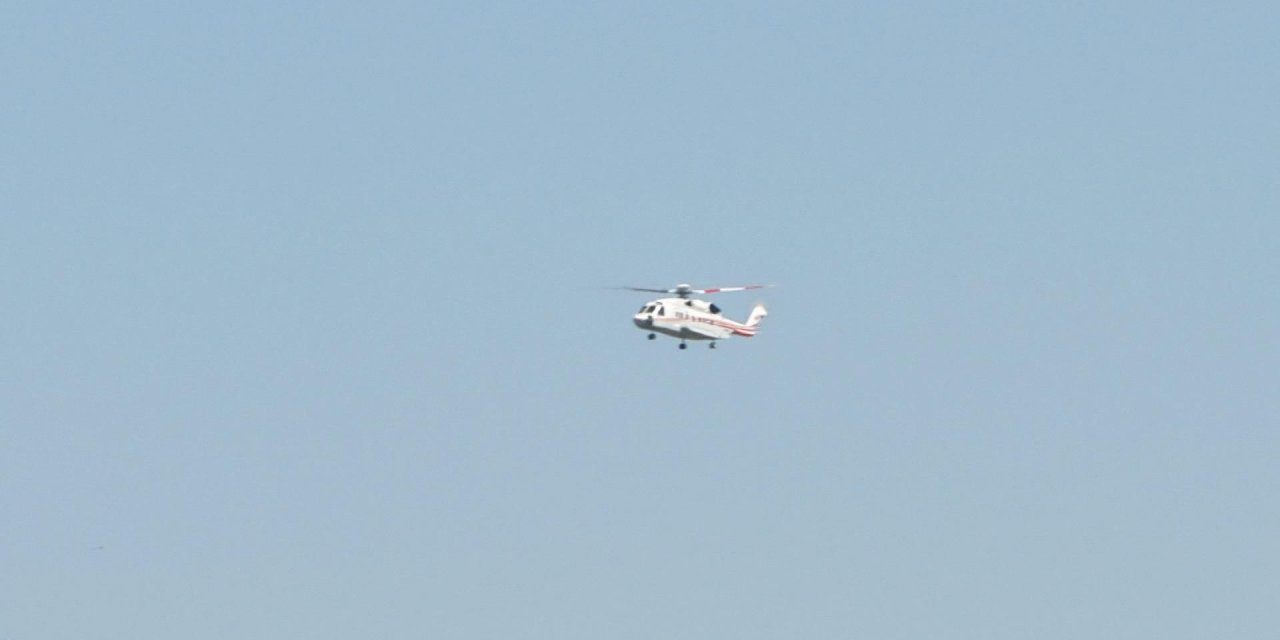 İstanbul - Cumhurbaşkanı Erdoğan, 'Yeniden Büyük İstanbul Mitingi' Ne Helikopterle Geldi