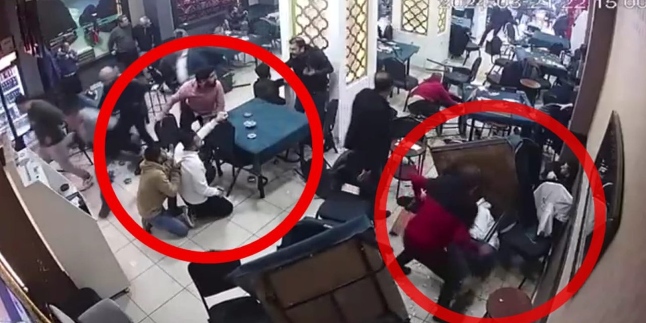 Silah Seslerini Duyan Kıraathanedekilerin Yaşadığı Tedirginlik Kamerada