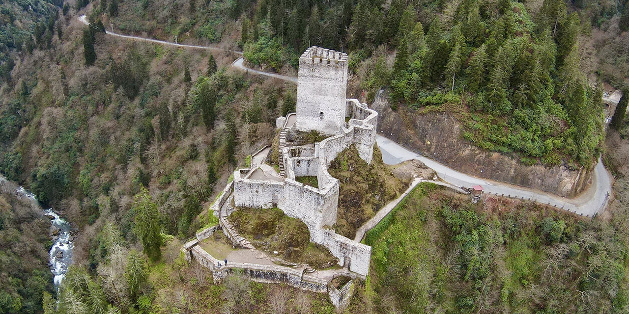 Tarihi Zil Kale FPV dronla görüntülendi