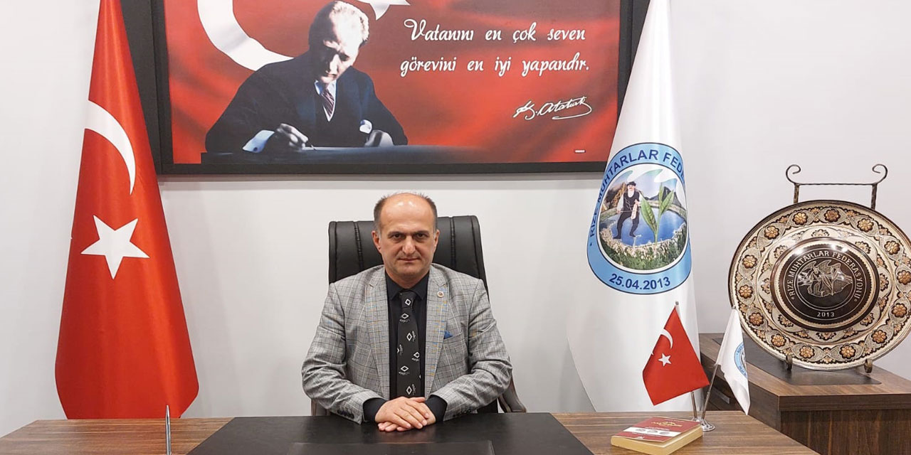 Rize Muhtarlar Federasyonu Köylerde Memnuniyet Anketi Yapıyor