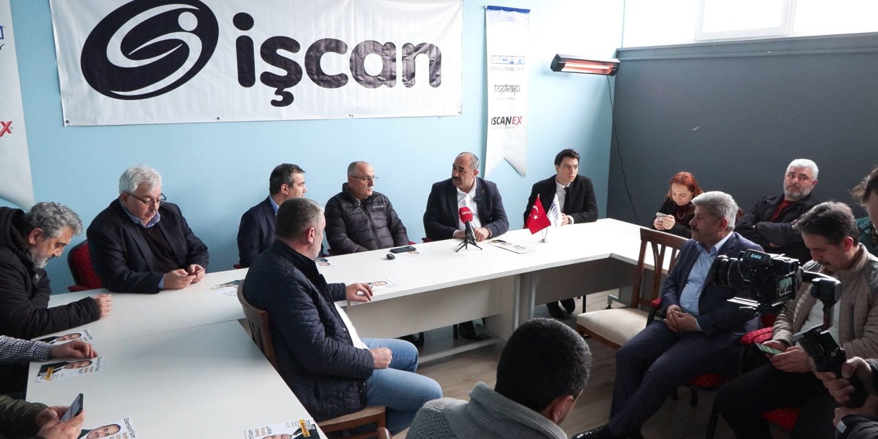 İyi Parti Esenyurt Belediye Başkan Adayı Yıldız, Fatih Sanayi Sitesi’nde Esnafı Ziyaret Etti