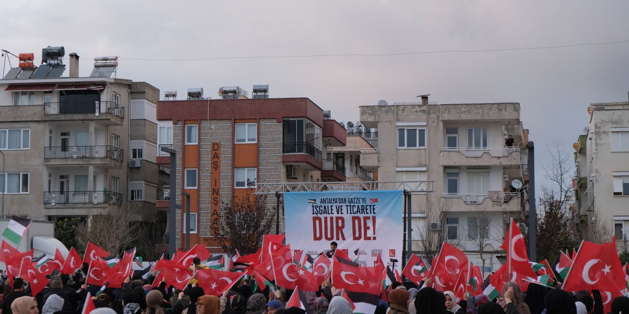 Saadet Partisi’nden ‘Antalya'dan Gazze'ye İşgale Ve Ticarete Dur De’ Programı