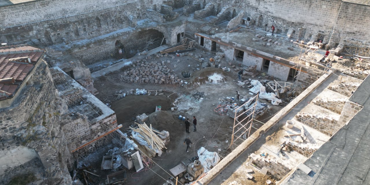 Restorasyonu Yapılan Tarihi Handan 3 Bin Kamyondan Fazla Hafriyat Çıktı