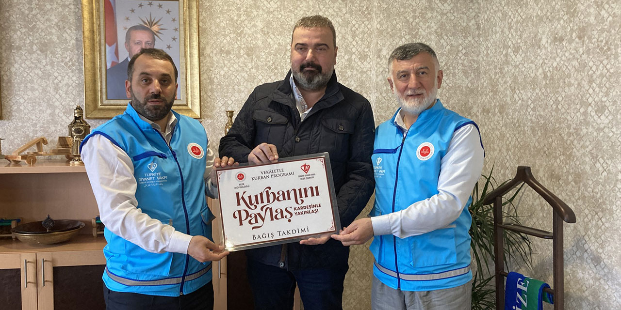 Çaykur Rizespor’dan TDV’nin Vekaletle Kurban Bağışı Kampanyasına Destek