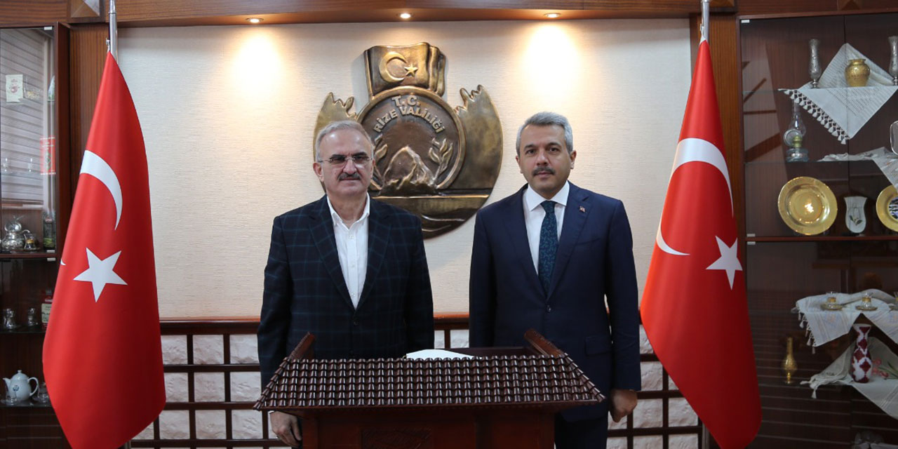 Rizeli Bakan Yardımcısı Karaloğlu’ndan Rize Valisi Baydaş’a Ziyaret