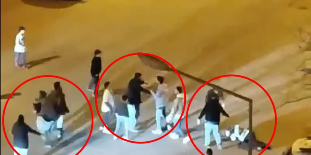 Diyarbakır'da Tekme Tokat Kavga Kamerada