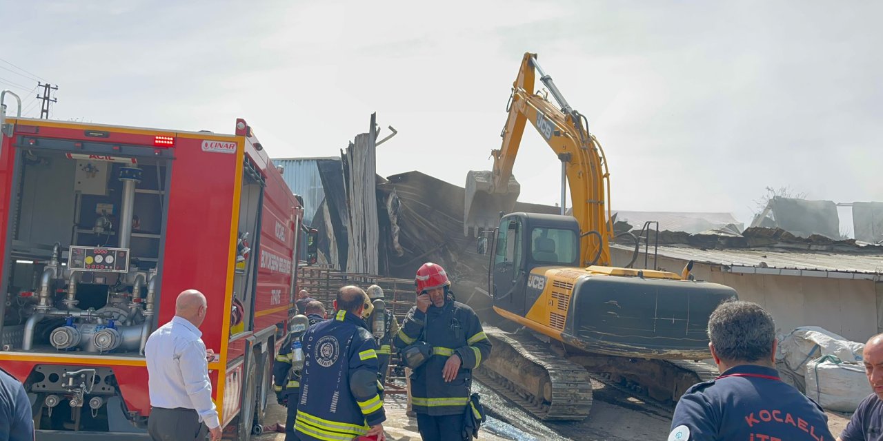 Isı Yalıtım Malzemeleri Fabrikasında Yangın