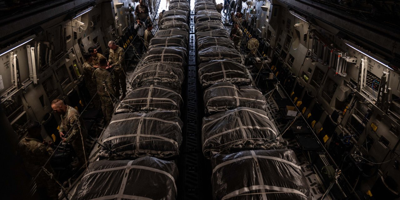 Centcom: Gazze’ye 50 Bin Gıda Paketi Ulaştırıldı