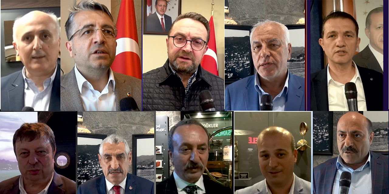 Rize’de STK’lardan 2. Turda Cumhurbaşkanı Erdoğan’a Destek