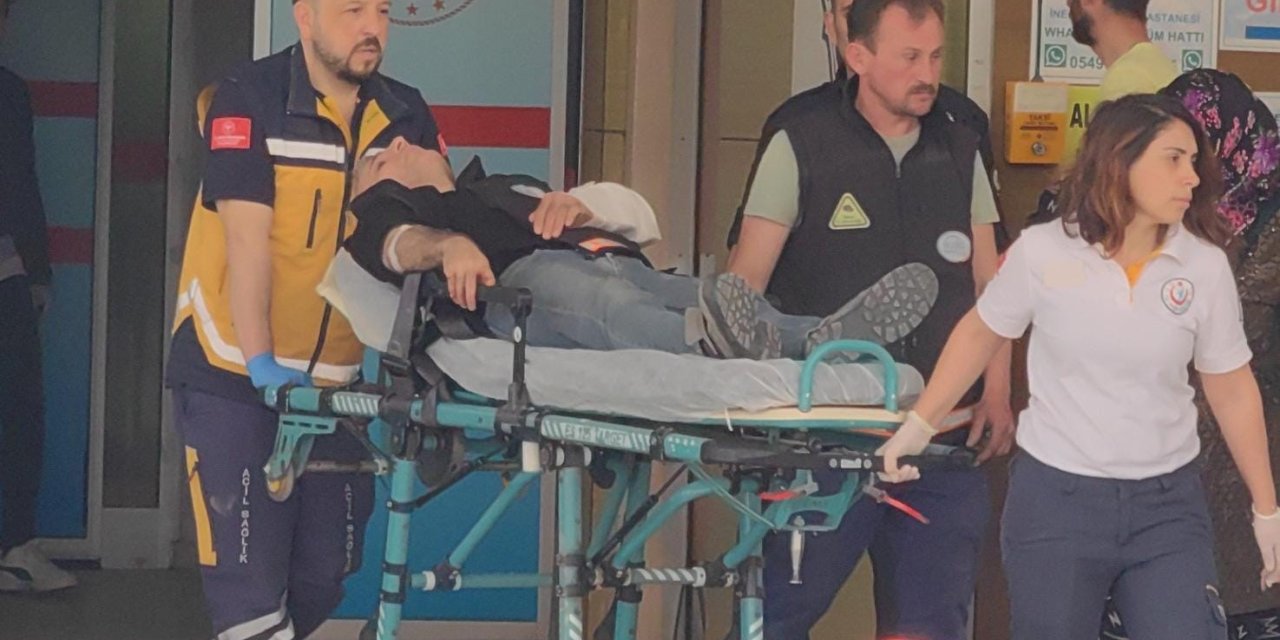 Kolunu Su Dolum Makinesine Sıkıştıran İşçi Yaralandı