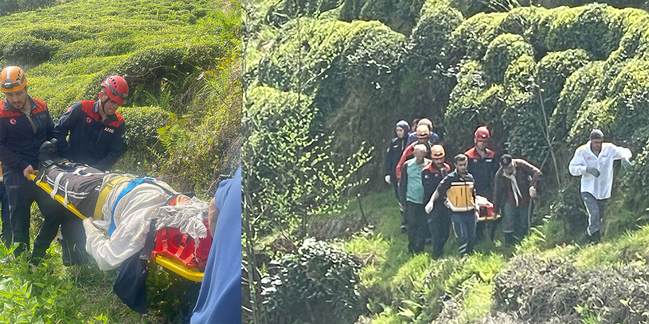 Rize’de İlkel Teleferikten Çay Bahçesine Düşen 2 Kadın Yaralandı