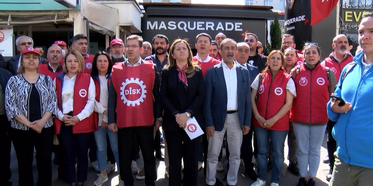 İstanbul- Beşiktaş'ta 29 Kişinin Öldüğü Gece Kulübünün Önünde Protesto Açıklaması
