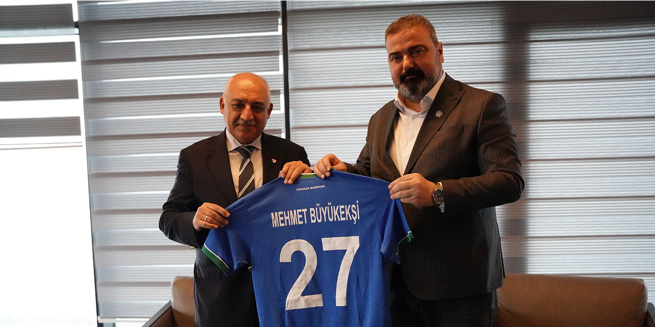 TFF Başkanı Büyükekşi Akademi Ziyaretlerine Çaykur Rizespor ile Devam Etti