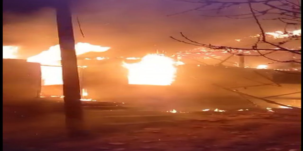 Tokat'ta Ev Yangını