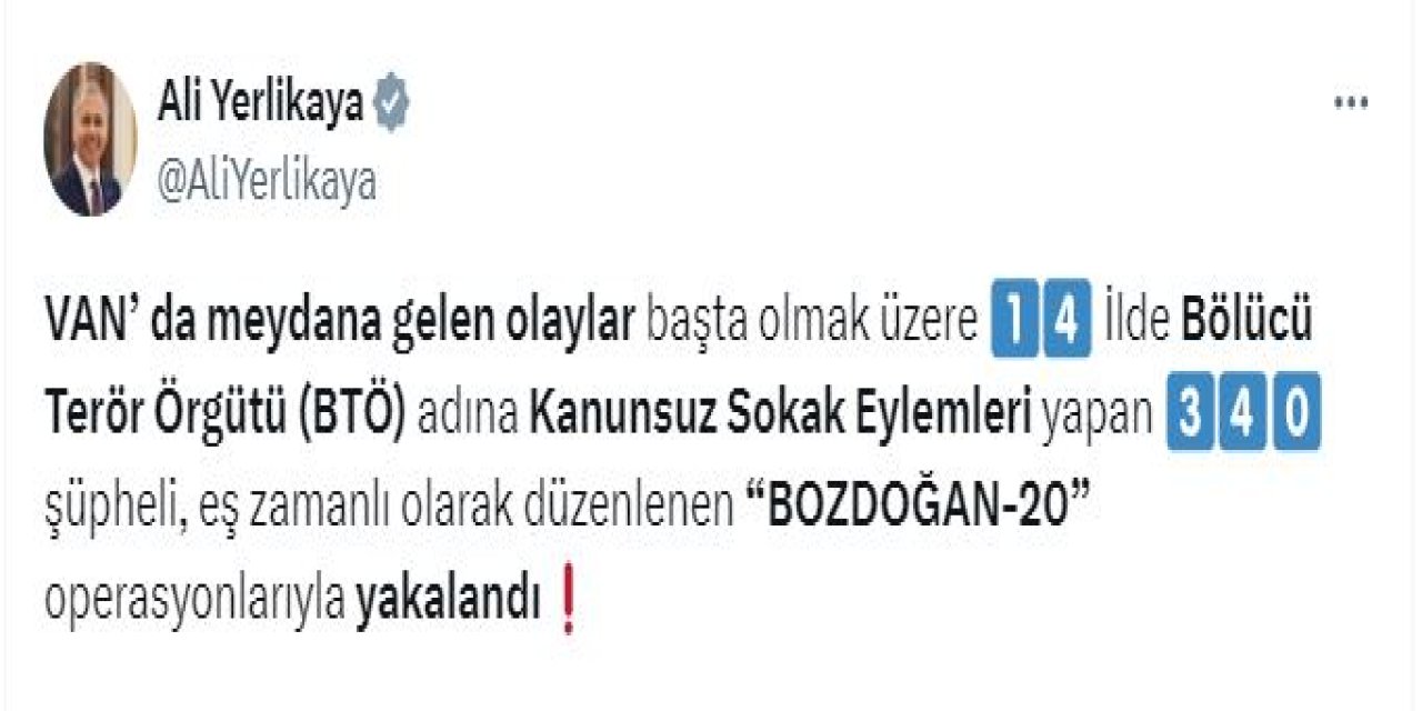 14 İldeki Sokak Eylemlerine 340 Gözaltı