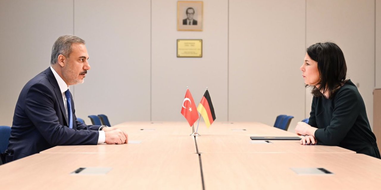 Bakan Fidan, Alman Mevkidaşı Baerbock İle Görüştü