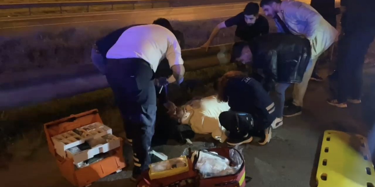 İstanbul-  Ataşehir Tem Otoyolu'nda Kaza : 2 Yaralı