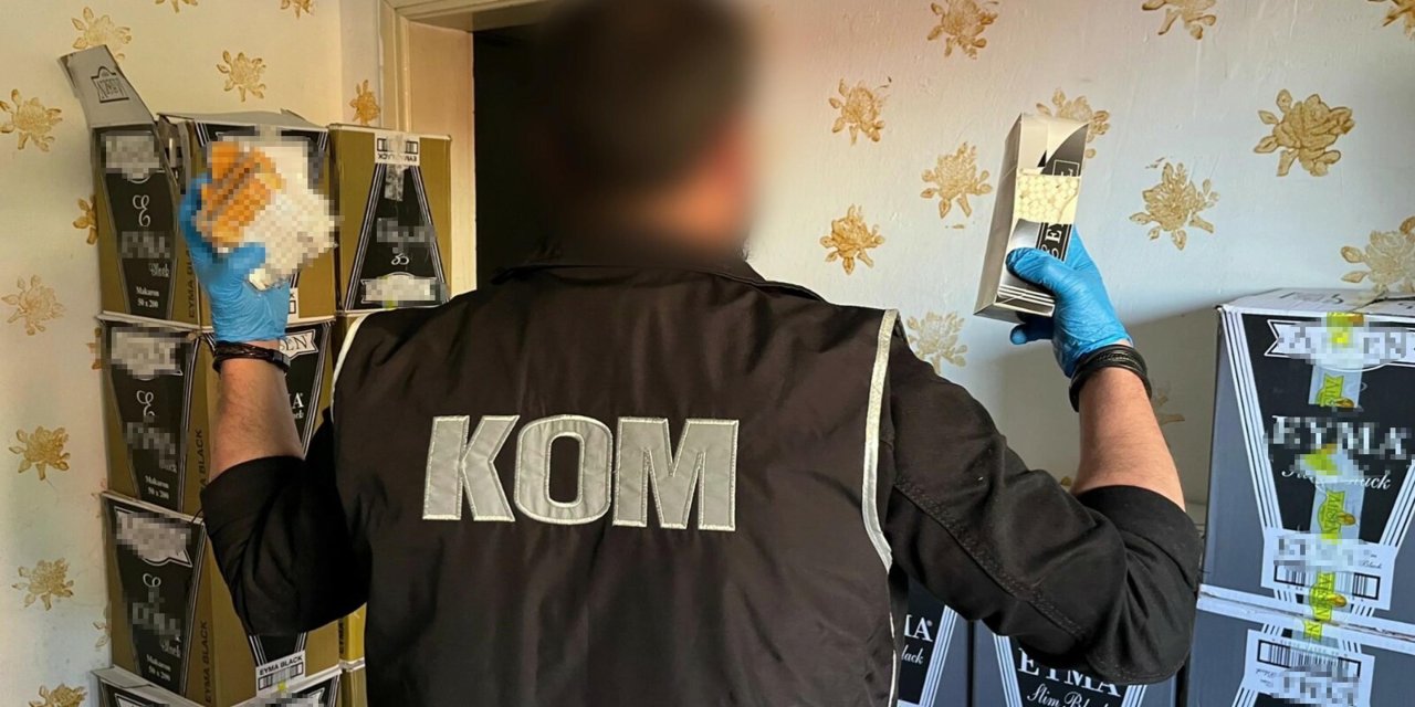 İzmir'in 4 İlçesinde 15 Milyon Liralık 'Kaçak Sigara' Operasyonu