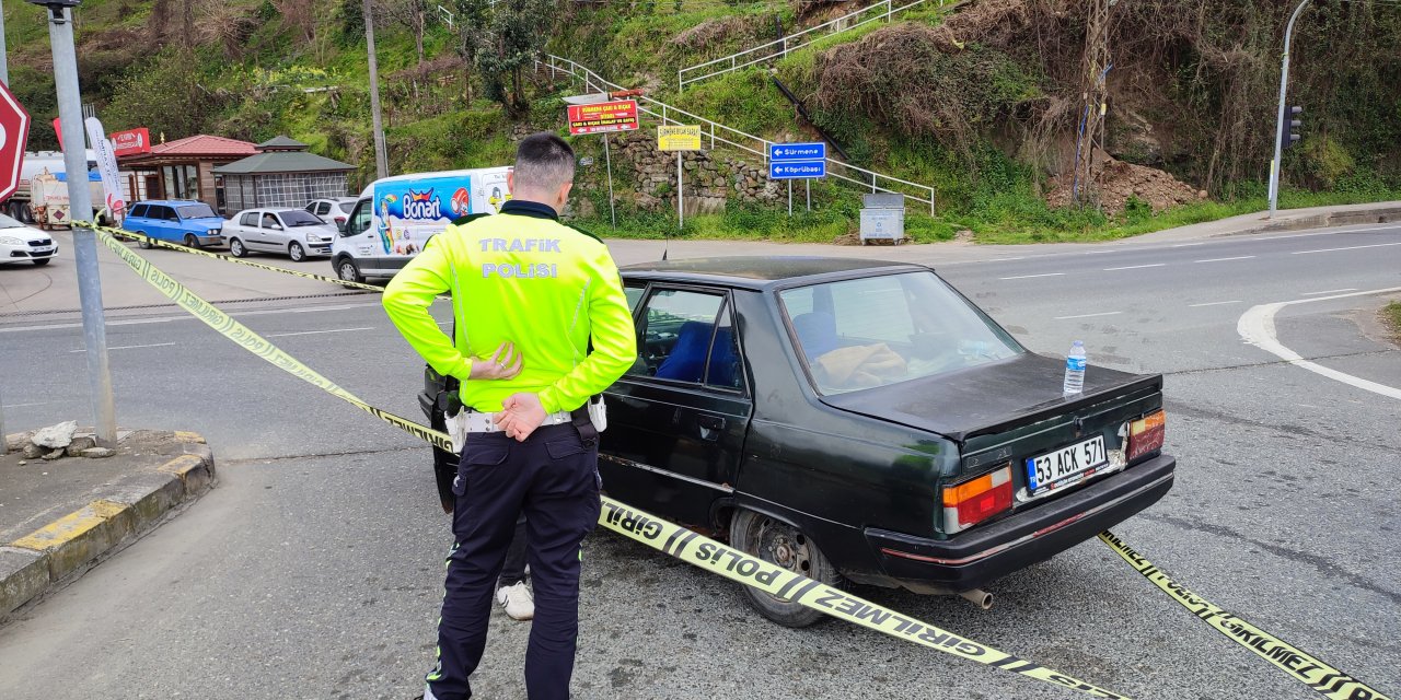 Trabzon'da Trafikte Silahlı Yol Verme Kavgası; 1 Sürücü Ağır Yaralı
