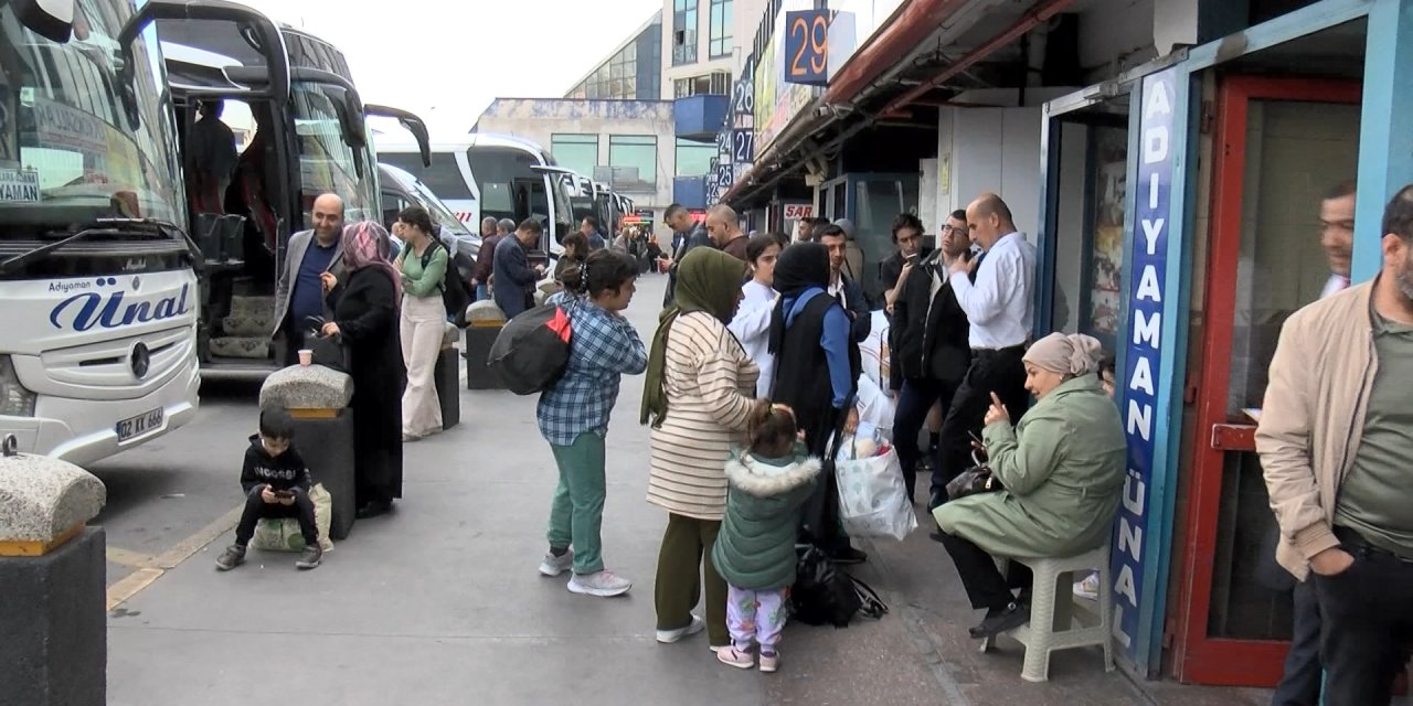 İstanbul - Otogarda Bayram Yoğunluğu