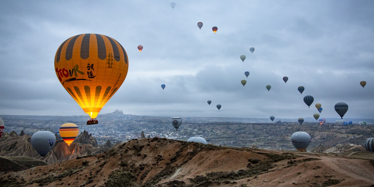 Kapadokya'da Bayram Tatili Yoğunluğu