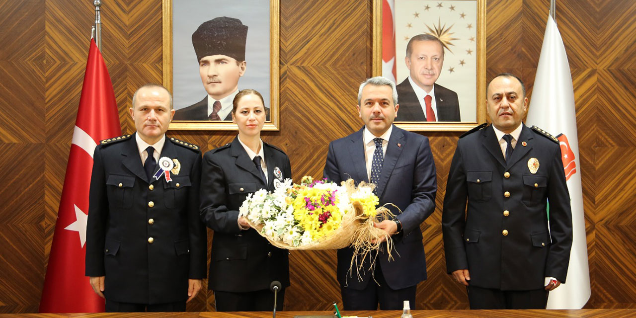 Vali Baydaş’a 10 Nisan Polis Haftası Dolayısıyla Ziyaret