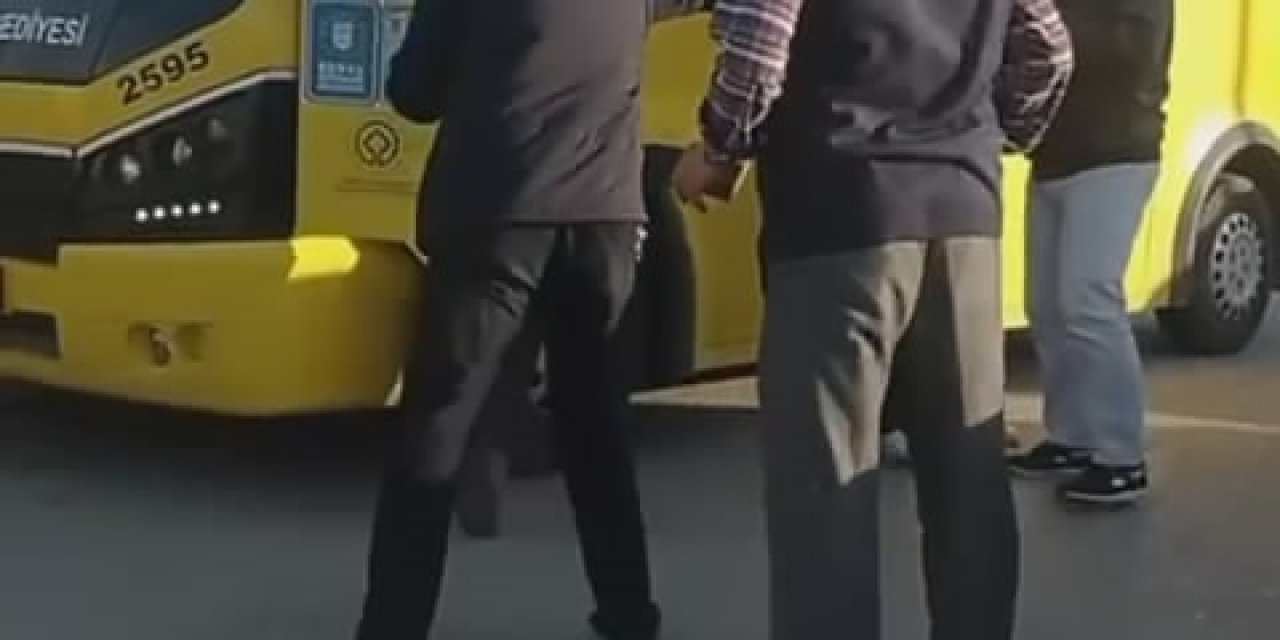 Bursa’da yumruklu yol kavgası kamerada