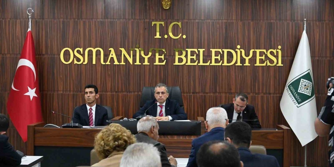 Osmaniye Belediyesi’nde Yeni Dönemin İlk Meclis Toplantısı Yapıldı