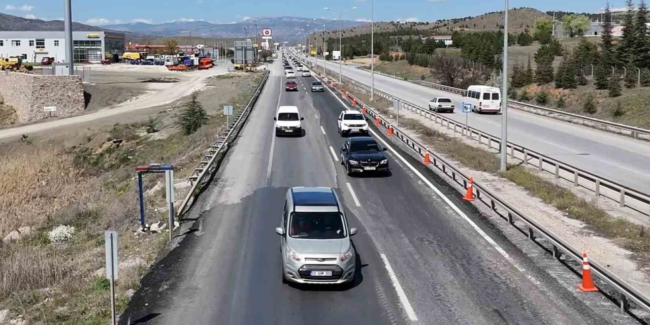 43 İlin Geçiş Güzergahında Trafik Yoğunluğu Azaldı
