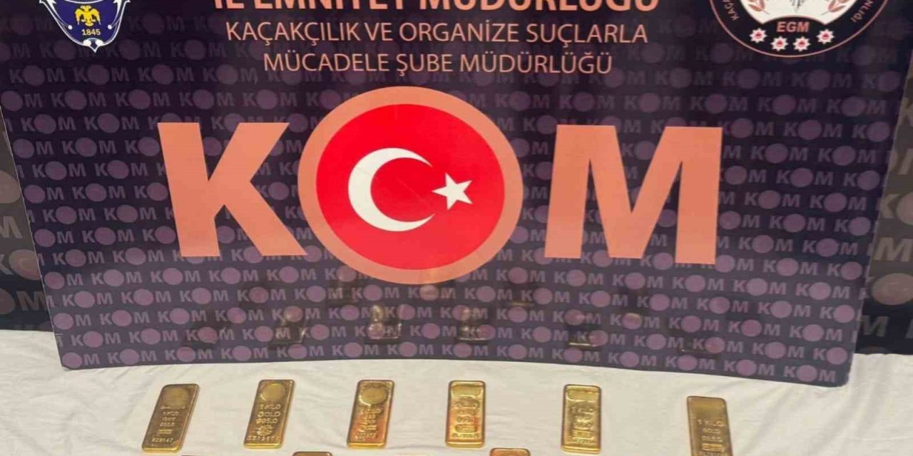Piyasa Değeri 33 Milyon Tl Olan 12 Kilogram Gümrük Kaçağı Altın Ele Geçirildi